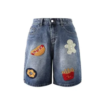 TONYBEAR Denim Shorts Men's Blue
