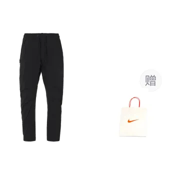 Nike Casual Pants Men Black+Shopping Bag