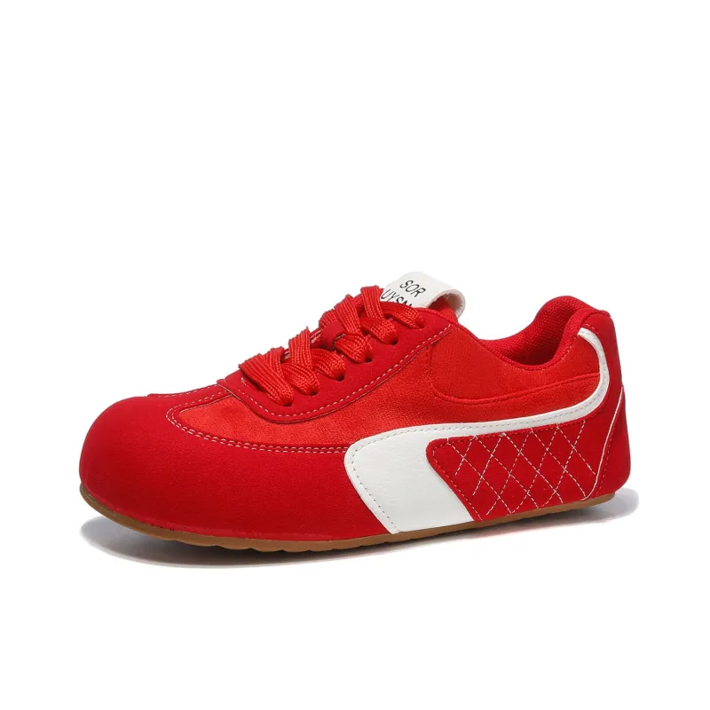 Little Red Man Low Top Casual Shoes Women's-5