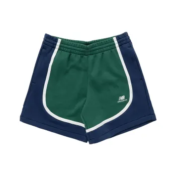 New Balance Hoops Fleece Team Casual Shorts Men's Green