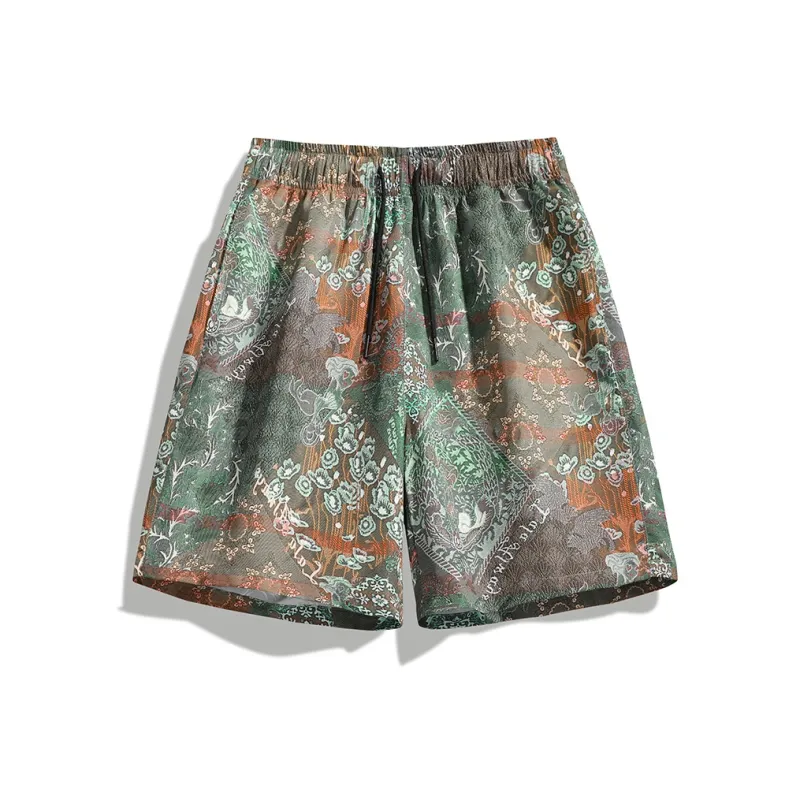 RASHOMONG Beach Shorts Men-4