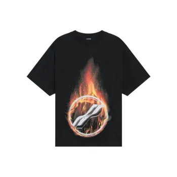 WE11DONE SS25 T Shirt Unisex Black