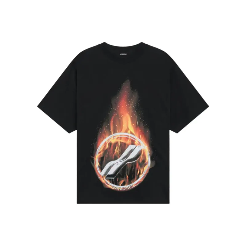 WE11DONE SS25 T Shirt Unisex Black-0