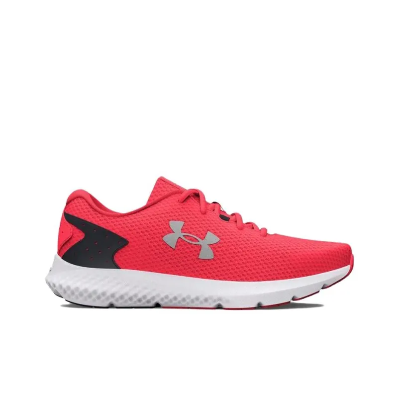 Under Armour Charged Rogue 3 Anti Slip Wear Resistant Low Top Running Shoes Men's Red-1