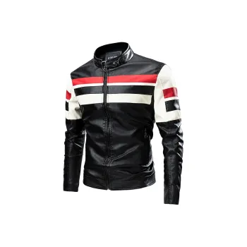 Keep It Light Biker Jacket PU Leather Unisex Commute Motorcycle Touring Off-Road Racing Abrasion-Resistant