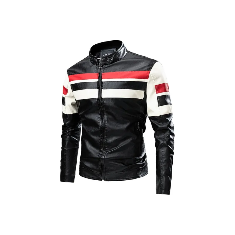 Keep It Light Biker Jacket PU Leather Unisex Commute Motorcycle Touring Off-Road Racing Abrasion-Resistant-0