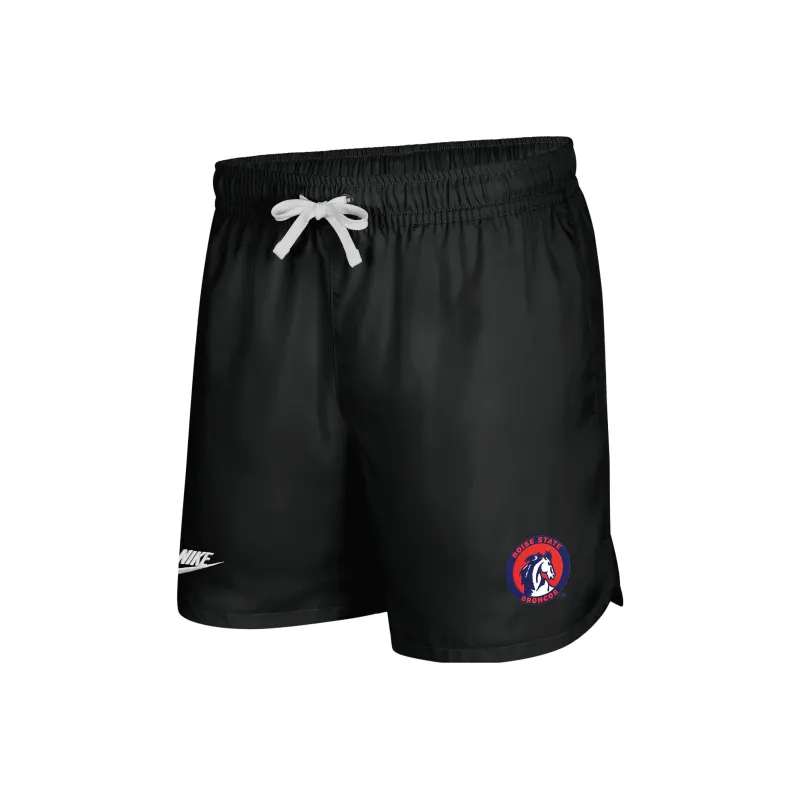 Nike Boise State Flow Casual Shorts Men's Black-0