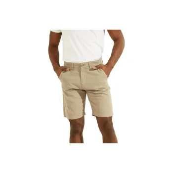 GUESS Otis Herringbone Chino Shorts Casual Shorts Men's Khaki