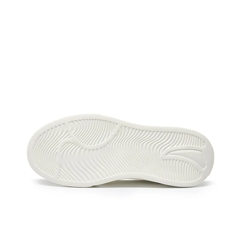 Haobin Low Top Skateboard Shoes Men's White-4