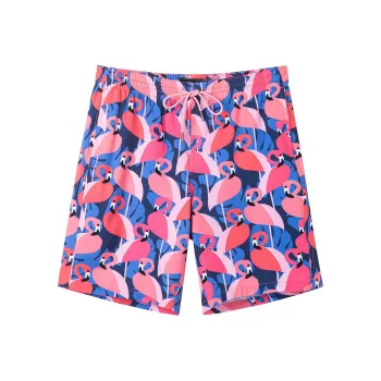 SURFCUZ Beach Shorts Men's Flamingo Island