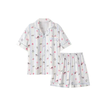 XIAFENYAN Pajama Set Women's Apricot