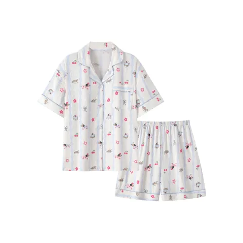 XIAFENYAN Pajama Set Women's Apricot