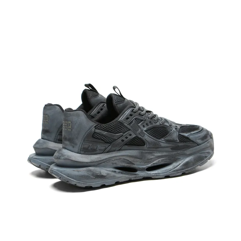 Meixi Abrasion Resistant Breathable Height Increasing Low Top Chunky Sneakers Men's-3
