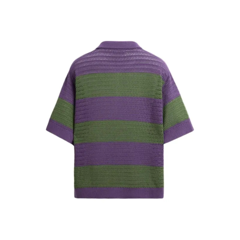 ZARA Polo Shirts Men Purple-1