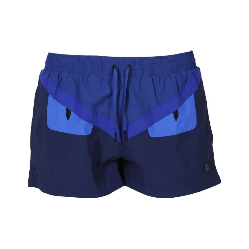 FENDI Swimming Shorts Men's Blue-0