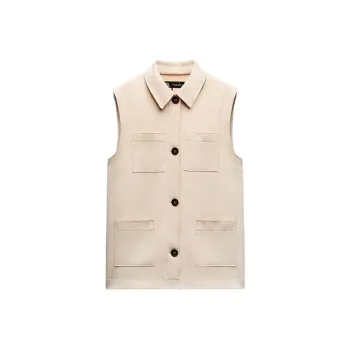 ZARA Tank Tops Women's Sand