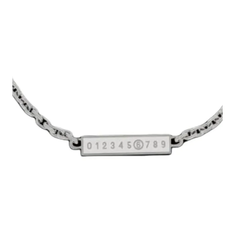 MM6 Maison Margiela Logo Detailed Necklace-1