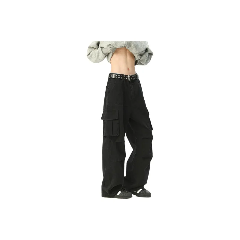 NEVER RULE Casual Pants Unisex Apricot-4