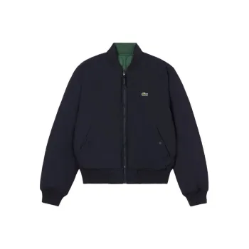 LACOSTE Puffer Jacket Men's Navy Blue/Green