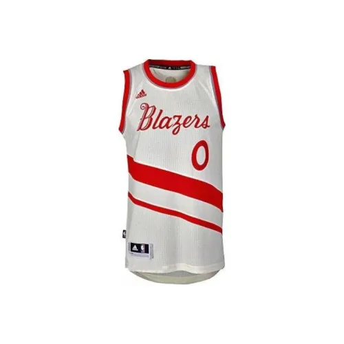 Adidas Basketball Jerseys Men White Red
