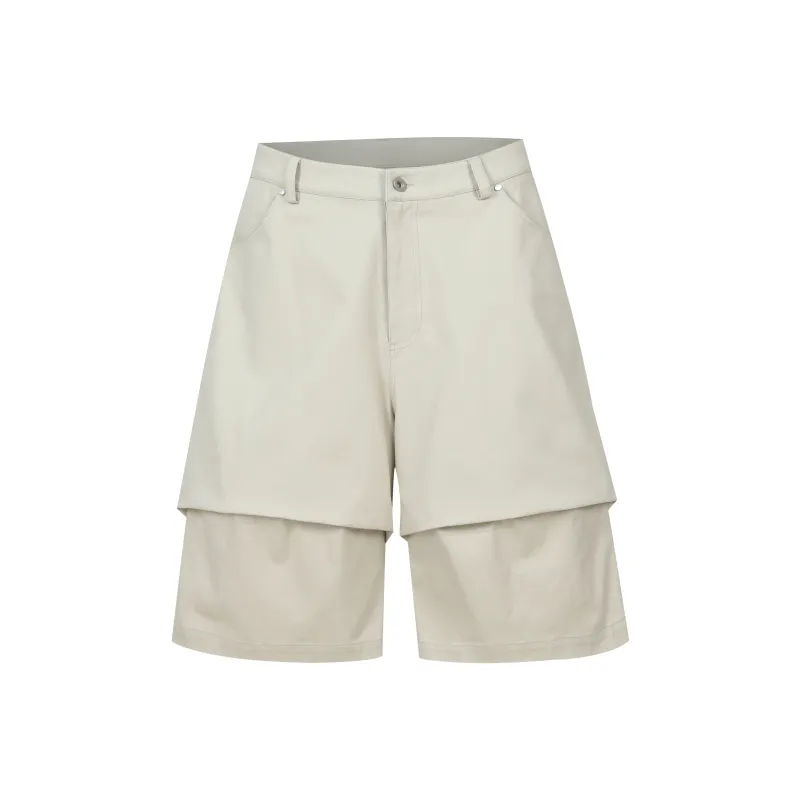 HARSH AND CRUEL Cargo Shorts Unisex Gravel Gray-0