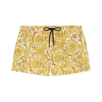 VERSACE Pattern Printed Drawstring Swim Shorts