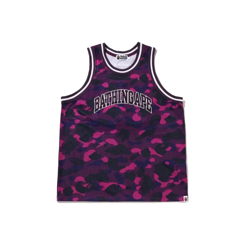 Bape Color Camo Basketball Tank Top-0