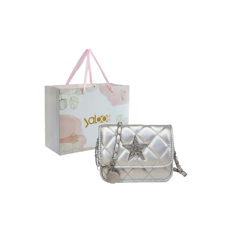 Yalu PU Crossbody Bag, Shoulder Bag Regular Women's Gold/Pink/Black/Beige/Silver-20