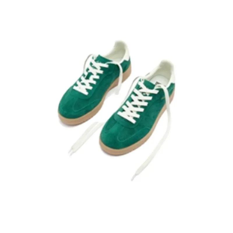 QIAODAN Non slip Lightweight Low Top Skateboard Shoes Men's Green-2