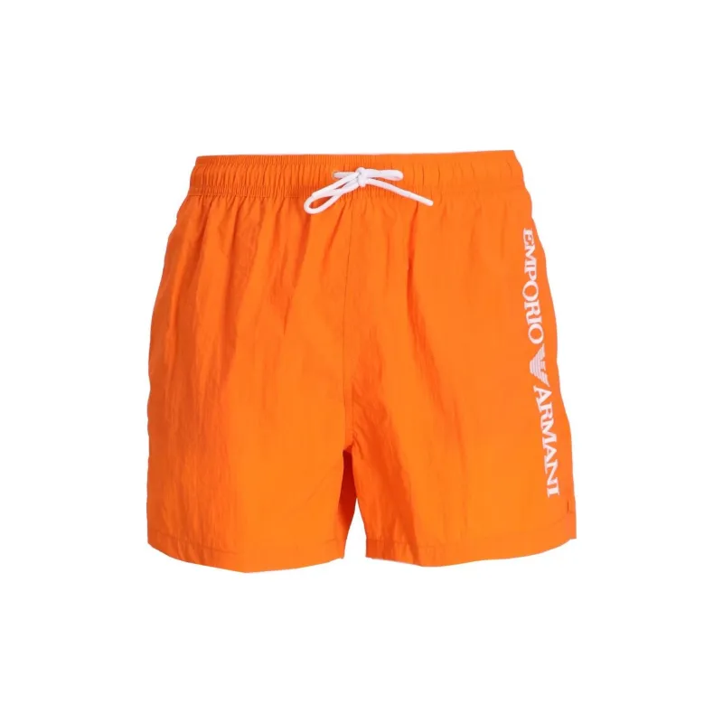 EMPORIO ARMANI Logo embroidered Swim Shorts-0