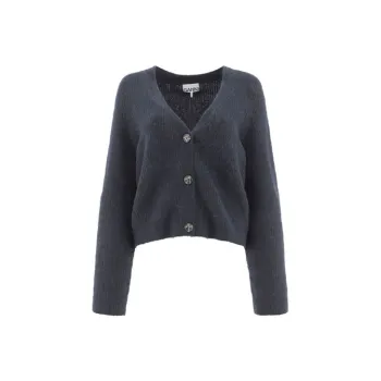 GANNI FW21 Crop Tops Women's Blue