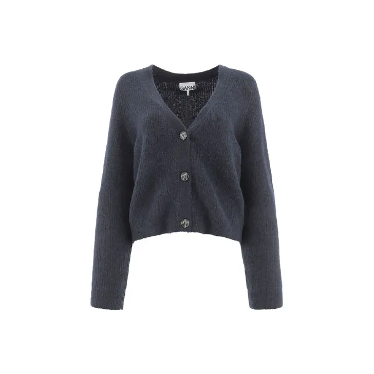 GANNI FW21 Crop Tops Women's Blue-0