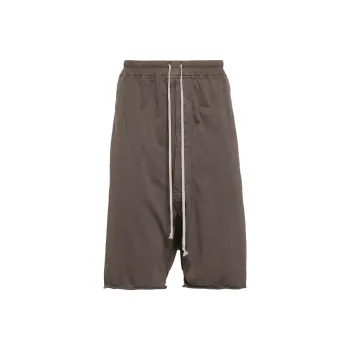Rick Owens DRKSHDW Drop-crotch Cotton Track Shorts