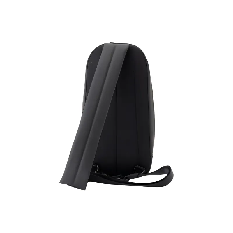 SAMSONITE Leather Sling Bags Crossbody Bags Unisex Black-2