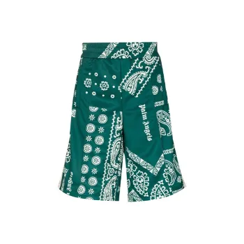 PALM ANGELS Bandana Track Shorts