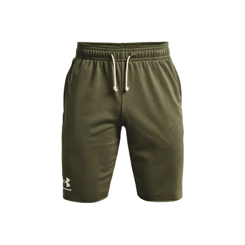 Under Armour Casual Shorts Men Dark Green-0