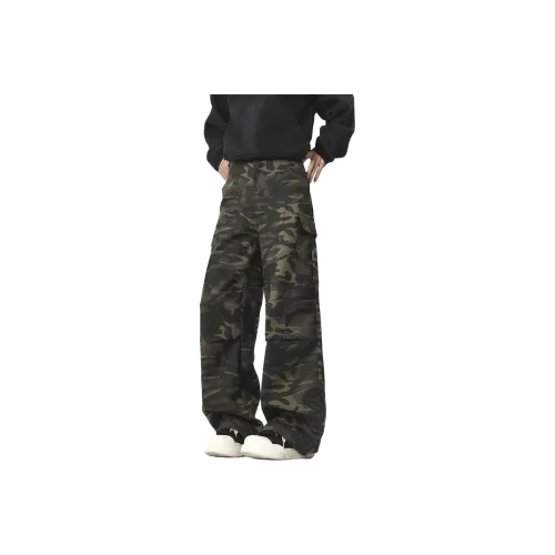 YATSI Casual Pants Unisex Army Green