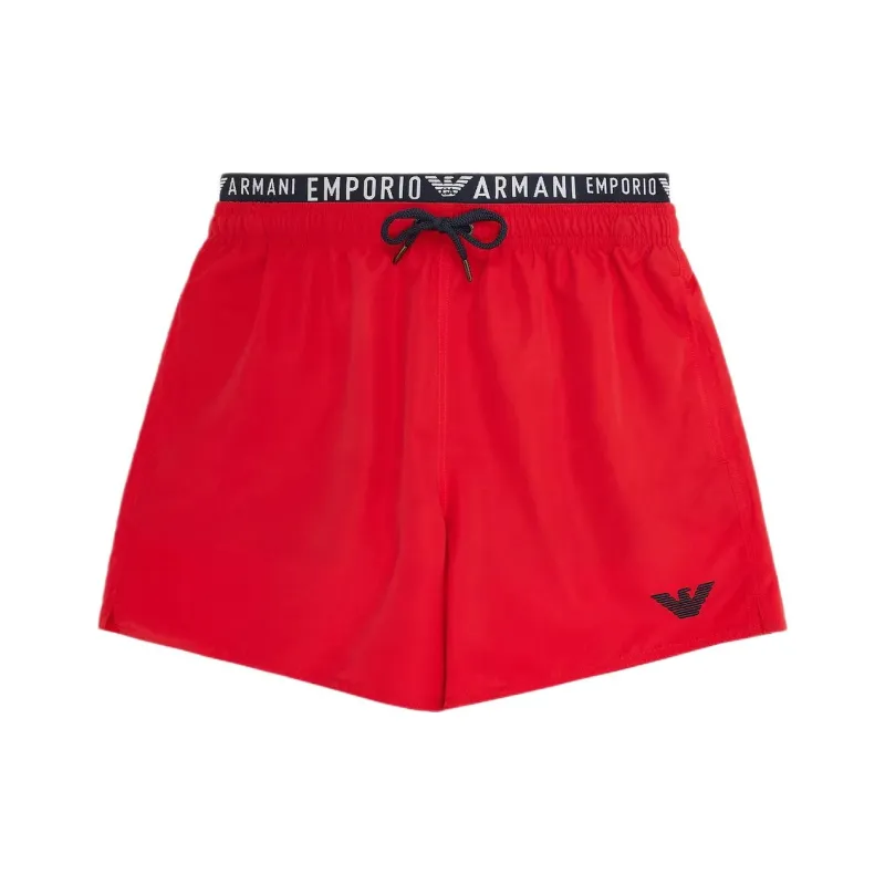 EMPORIO ARMANI SS24 Swimming Shorts Men's Red-0