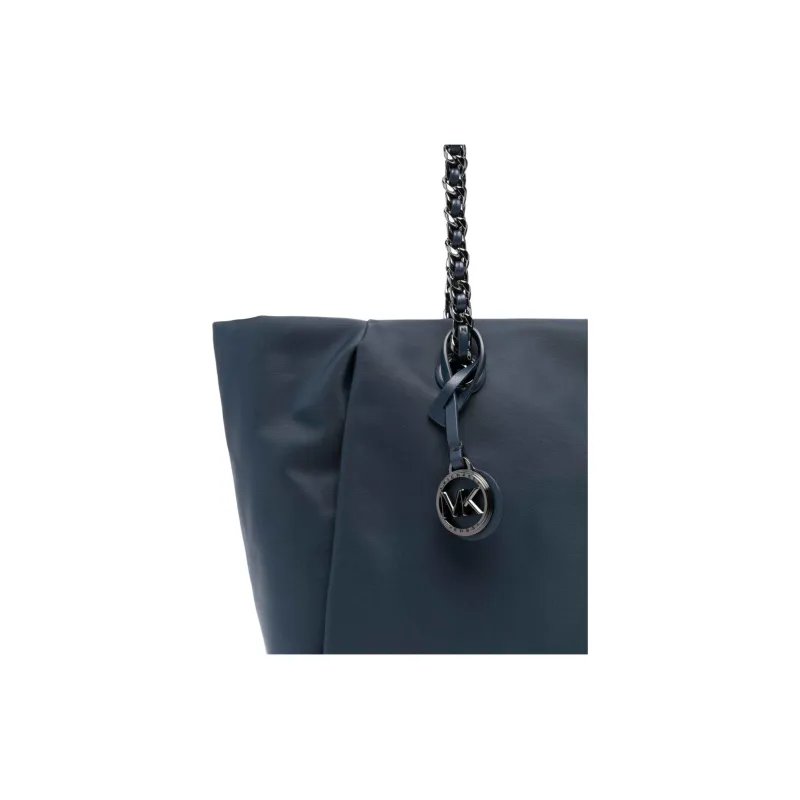 MICHAEL KORS Calfskin Tote Bag, Shopping Bag, Handbag, Shoulder Bag Women's Blue-2
