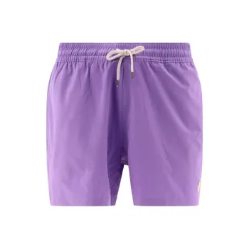 Polo Ralph Lauren Logo Embroidered Drawstring Swim Shorts