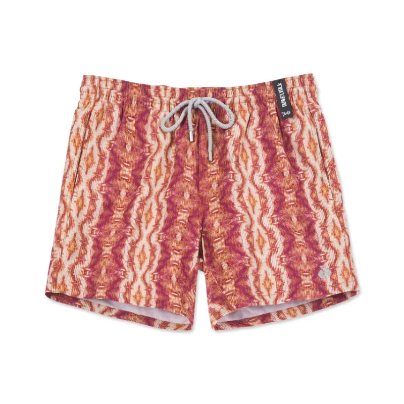 DUNKELVOLK Leopard Print Water Resistant Beach Shorts Men's-8