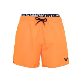 EMPORIO ARMANI Beach Shorts Men's Orange