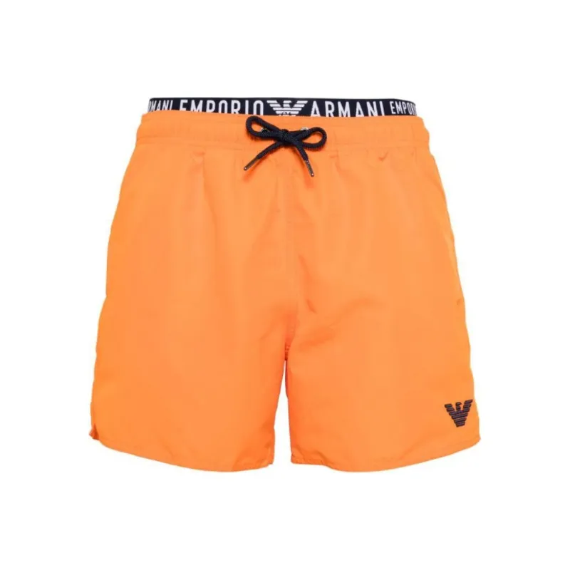 EMPORIO ARMANI Beach Shorts Men's Orange-0