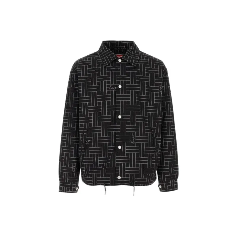 KENZO Weave Printed Windbreaker-0