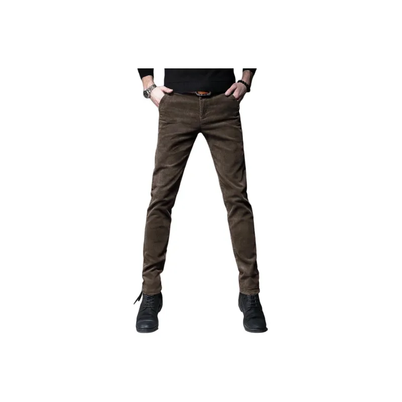 Devanro Casual Pants Men's Gray-6