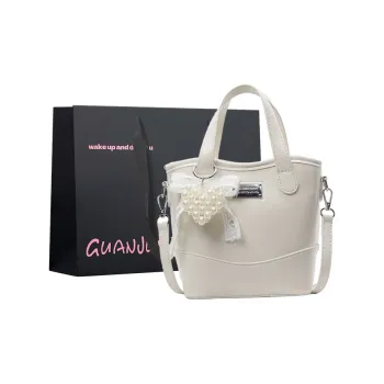 Champion Cub PU One Shoulder Crossbody Handheld Handbag Regular Women's Ecru/Pink/Yellow/Black
