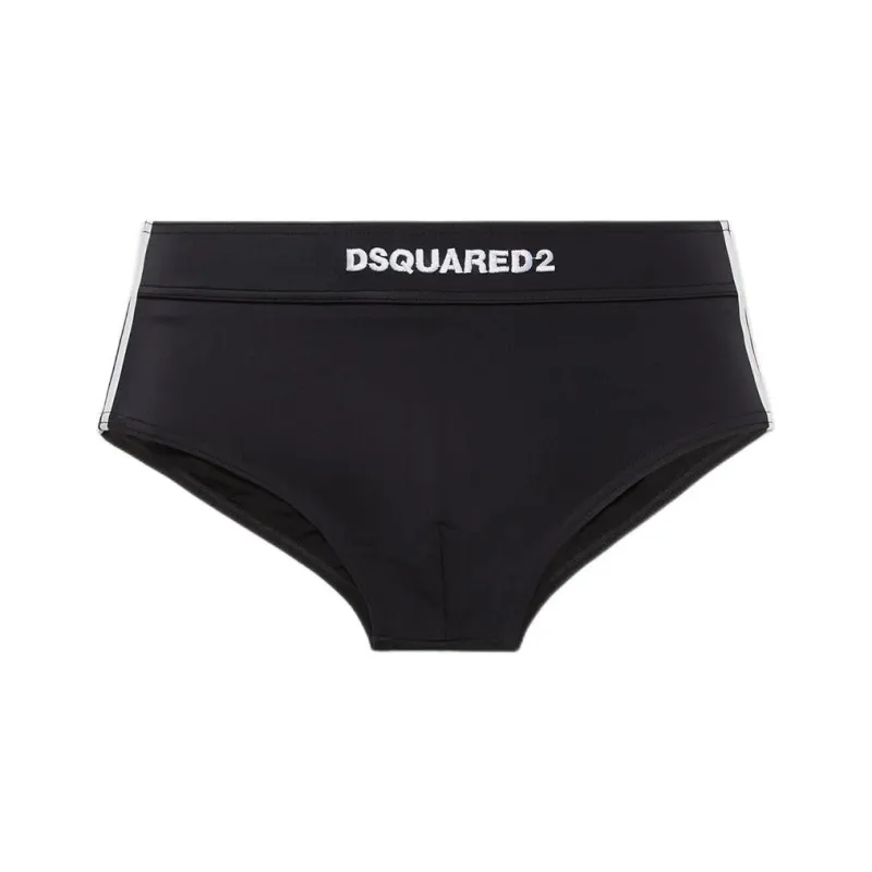 DSQUARED 2 Logo Embroidered Swim Briefs-0
