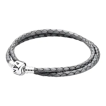 Pandora Metal Bracelets Unisex Gray