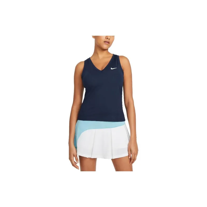Nike Tank Tops Women's Navy Blue-0