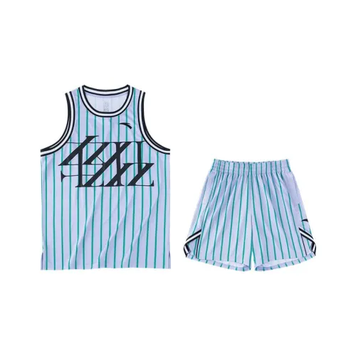 Anta Basketball Collection Basketball Suit Men's Light Jade Purple